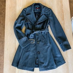 Miss Sixty Peplum Wool Coat